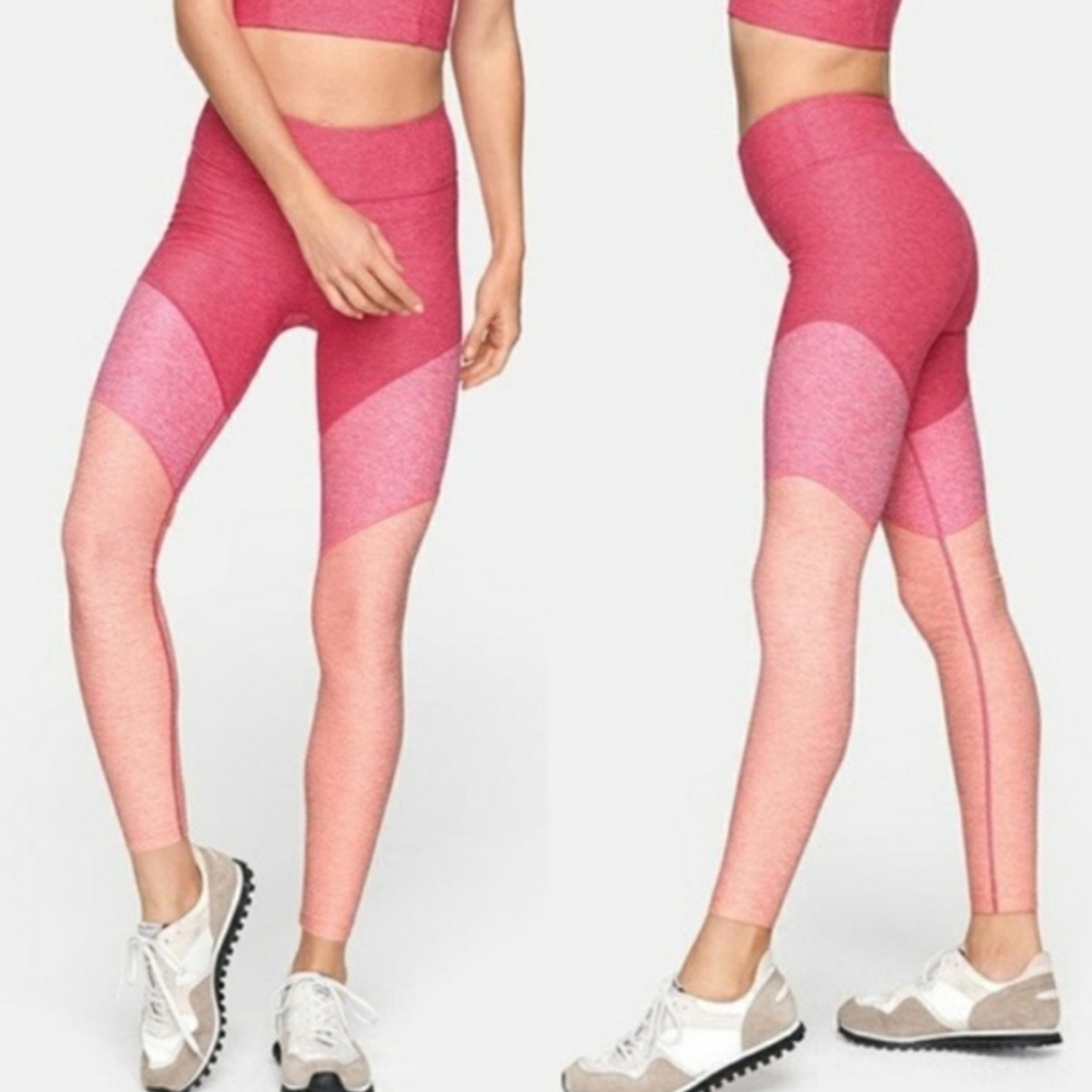 Outdoor Voices Chaarg 7/8 Springs Leggings Pink Peach size Large